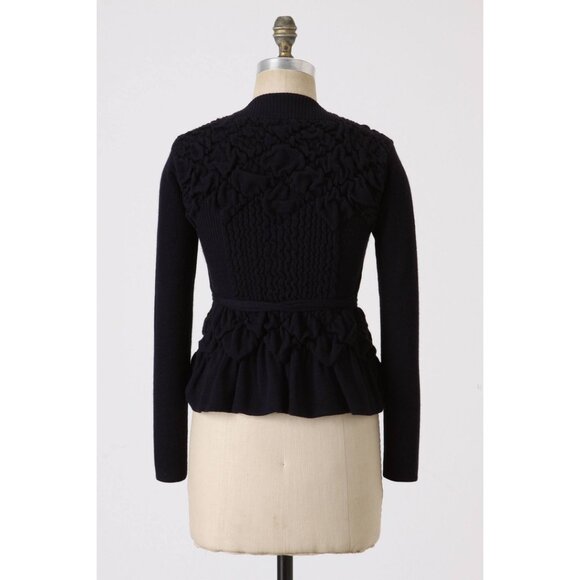 Sparrow | Navy Dimpled Cardigan - Picture 2 of 12